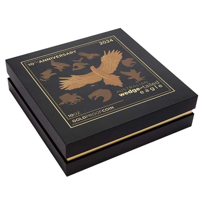 2024 10 oz Proof Gold Australian Wedge-Tailed Eagle Perth Mint Coin