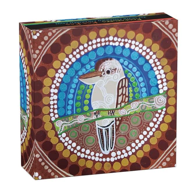 2024 2 oz Kookaburra Kaa-Kaa Antiqued Colorized Silver Coin Perth Mint