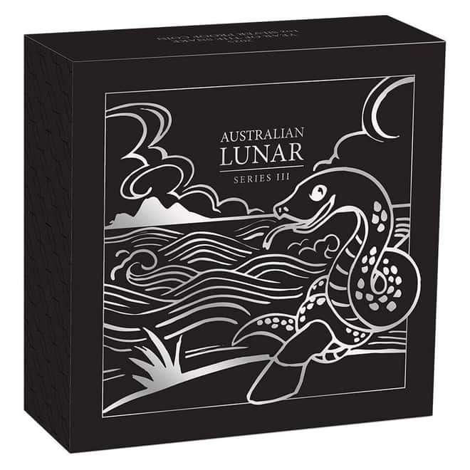 2025 1 oz Proof Silver Lunar Snake Coin Australian Perth Mint