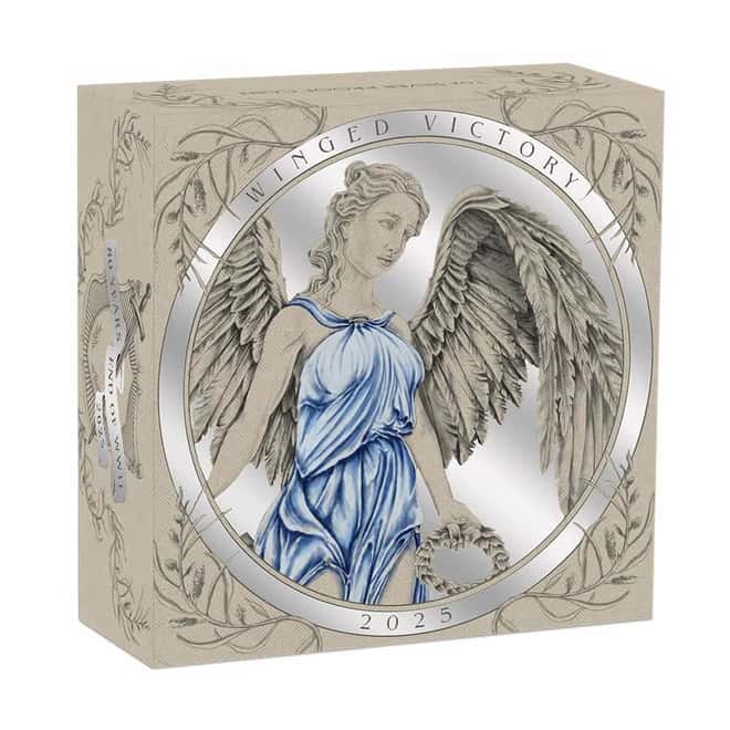 2025 1 oz Winged Victory End of WWII 80th Ann. Proof Silver Coin Perth Mint