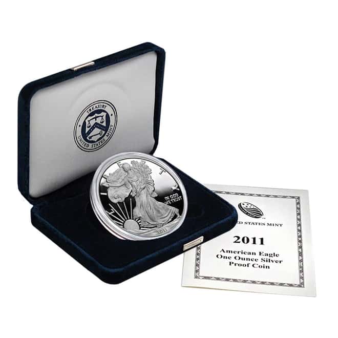 2011-W 1 oz Proof Silver American Eagle (w/Box & COA)