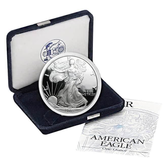 2003-W 1 oz Proof Silver American Eagle (w/Box & COA)