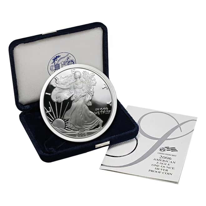2006-W 1 oz Proof Silver American Eagle (w/Box & COA)