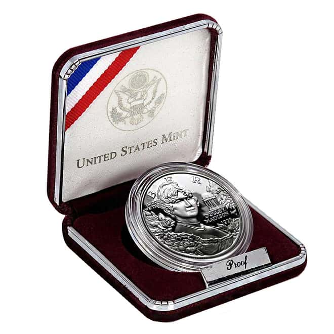 1999-P Dolley Madison Commemorative Proof $1 Silver (w/Box & COA)