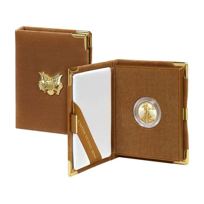 2017-W 1/4 oz $10 Proof Gold American Eagle (w/Box & COA)