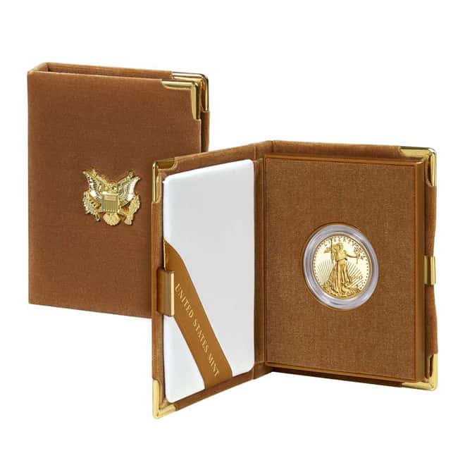 2017-W 1/2 oz $25 Proof Gold American Eagle (w/Box & COA)