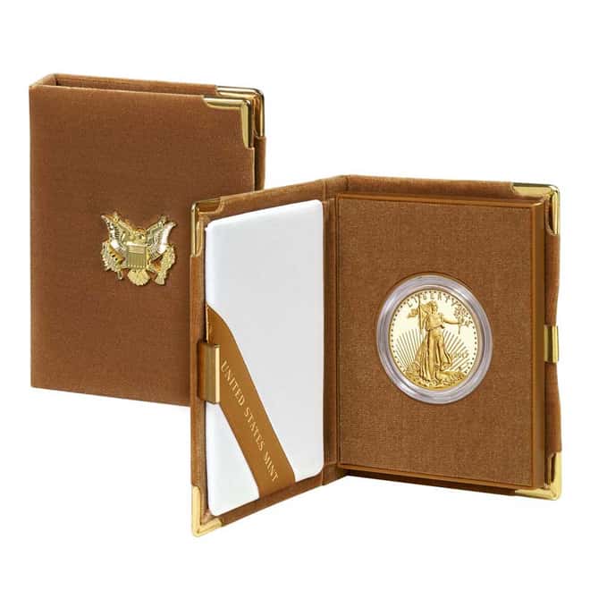 2017-W 1 oz $50 Proof Gold American Eagle (w/Box & COA)