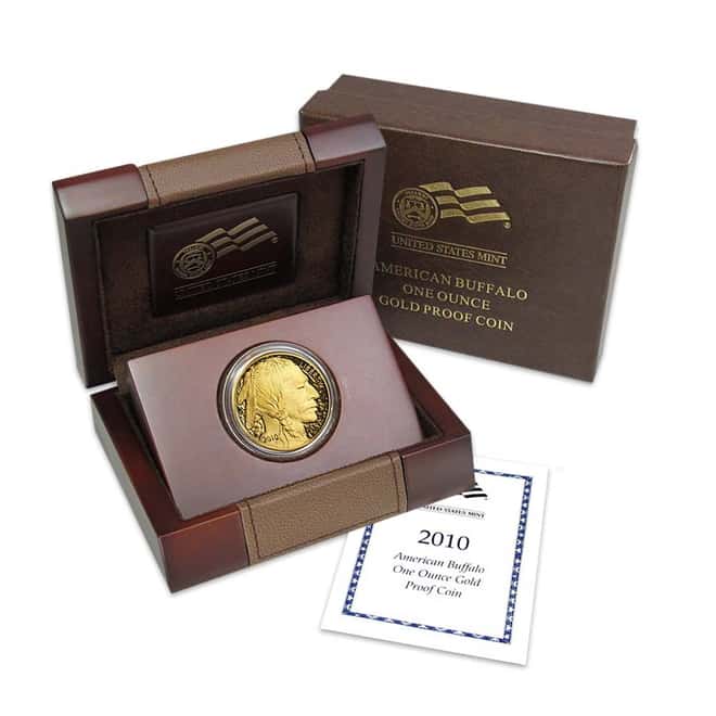 2010 W 1 oz $50 Gold American Buffalo Proof Coin w/ Box and COA