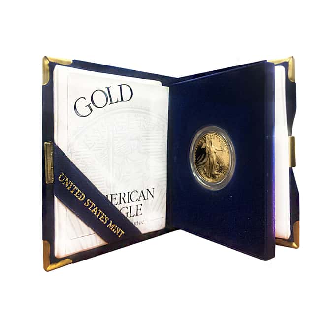 1996-W 1/2 oz Proof Gold American Eagle (w/Box & COA)