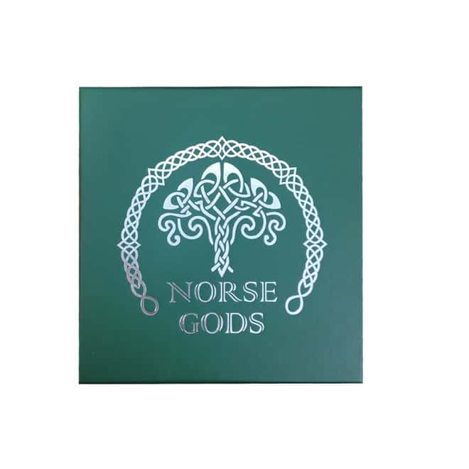 2016 Cook Islands 5 oz Silver The Norse Gods Ultra High Relief Antiqued (w/Box & COA)