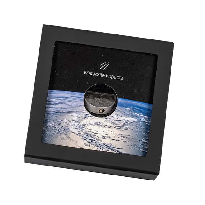 2021 1 oz Silver La Cienega Meteorite Coin Cook Islands .999 Fine (w/Box & COA)