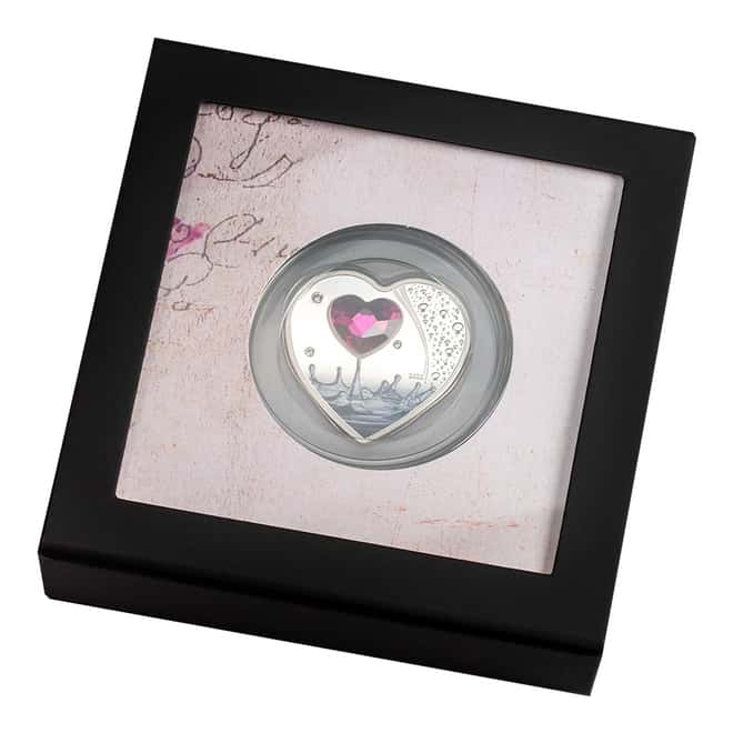 2022 Cook Islands 20 gram Proof Silver Brilliant Love Coin .999 Fine (w/Box & COA)