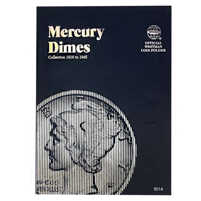 1916-1945 Complete Mercury Dime Set Album (w/1916-D NGC Fair 2)
