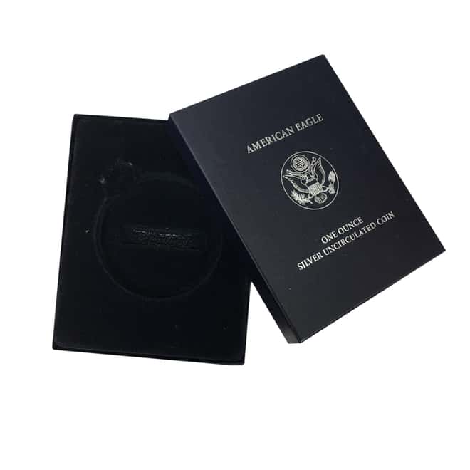 2007-W 1 oz Burnished Silver American Eagle (w/Box & COA)