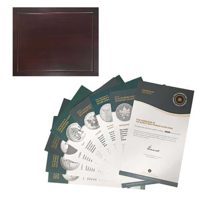 2013 Canada The Fabulous 15 World's Most Famous Silver 15-Coin Set (w/Box & COA)