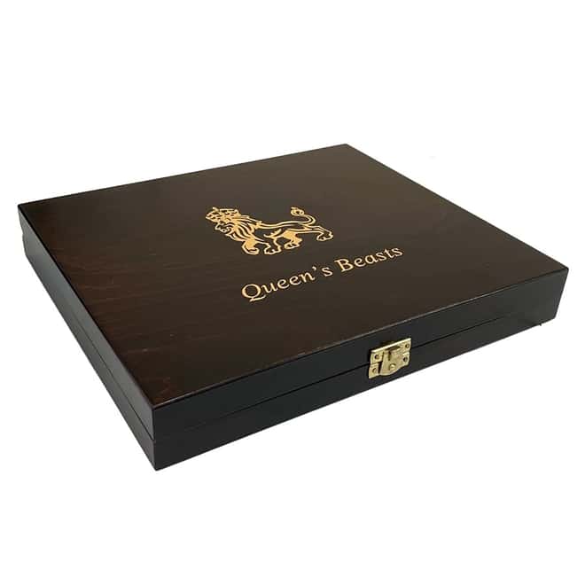 Great Britain 2 oz Silver Queen's Beasts 10-Coin Set .9999 Fine BU (w/Box)