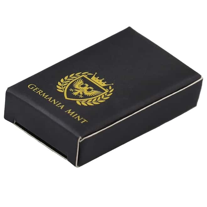 100 gram Germania Mint Silver Bar .9999 Fine