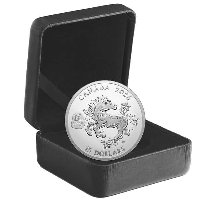 2026 Canada 1 oz Silver Lunar Year of the Horse Coin