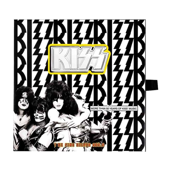 2024 1 oz 50 Years of KISS® Silver Shaped Coin .9999 Fine