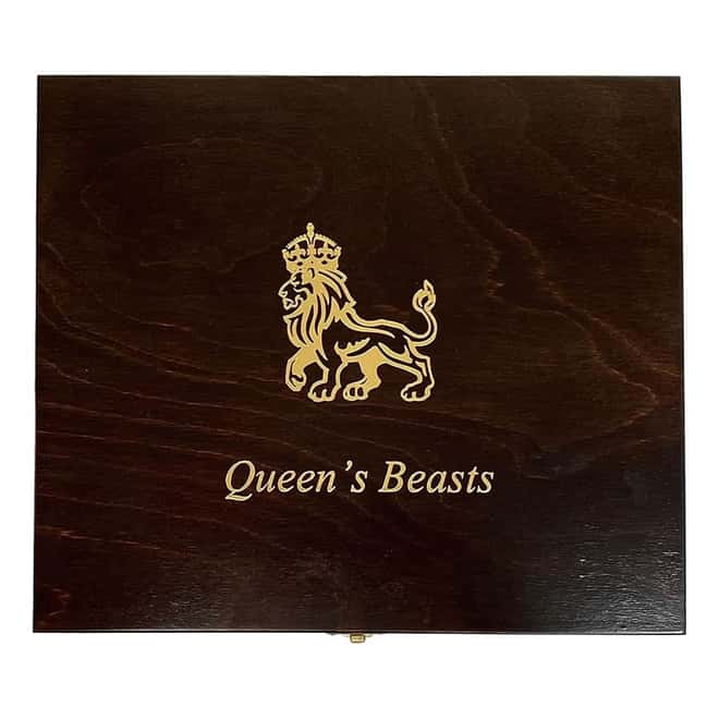 Great Britain 2 oz Silver Queen's Beasts 10-Coin Set .9999 Fine BU (w/Box)