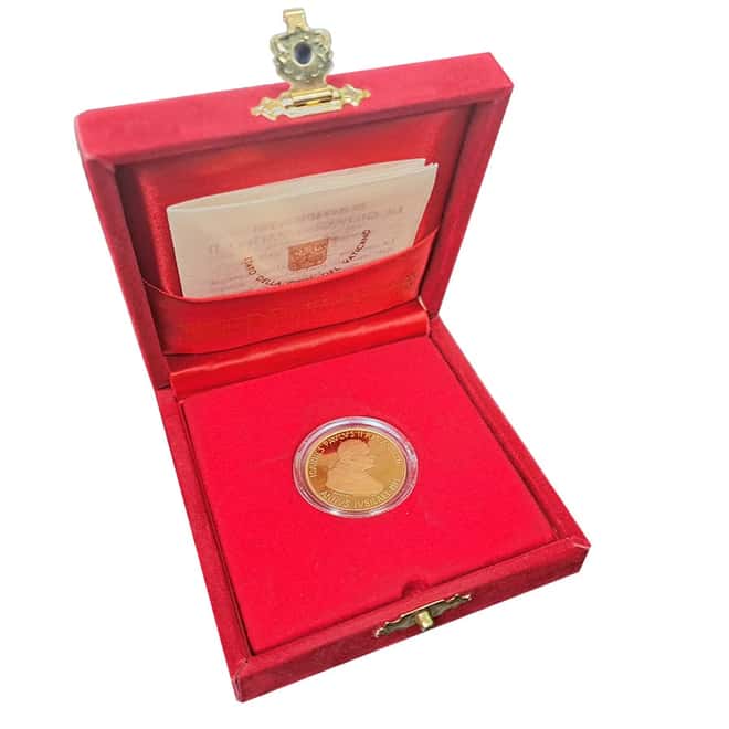 2000 Vatican City Pope John Paul II 50,000 Lire Proof Gold Coin
