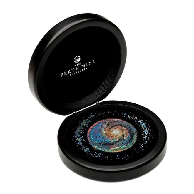 2025 5 oz Extragalactic Silver Patinaed Coin Australian Perth Mint
