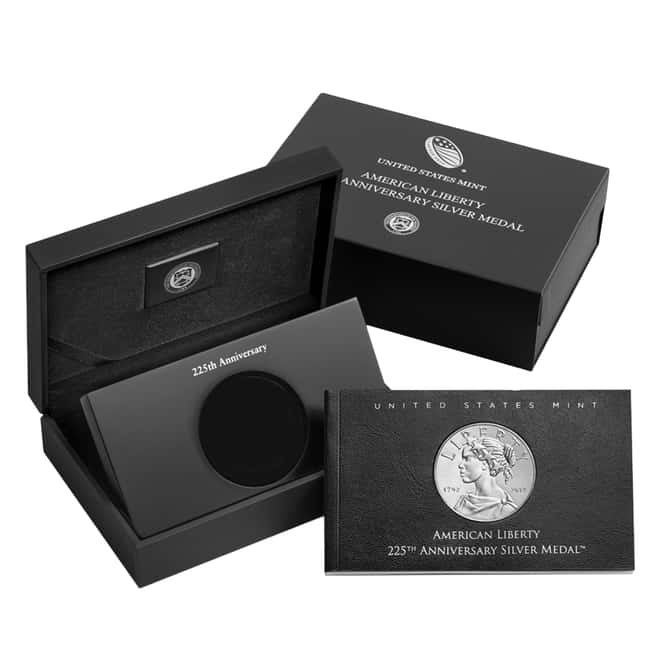 2017 P 1 oz American Liberty High Relief Proof Silver Medal (OEM Box)