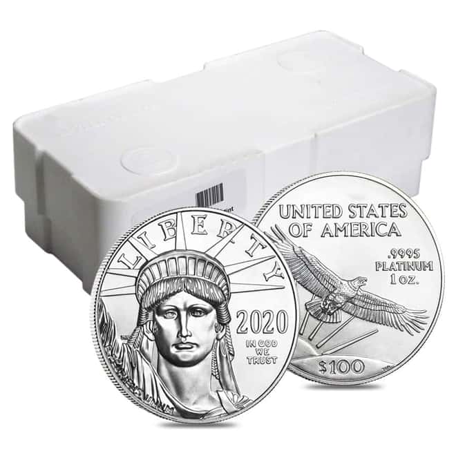 2020 1 oz Platinum American Eagle $100 Coin BU