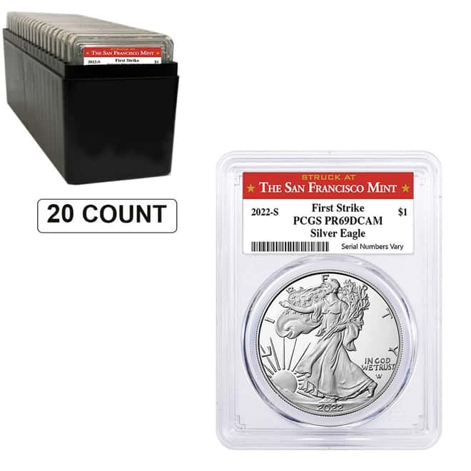 2022-S 1 oz Proof Silver American Eagle PCGS PF 69 FS (SF Label)