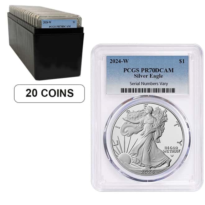2024-W 1 oz Proof Silver American Eagle PCGS PF 70 DC