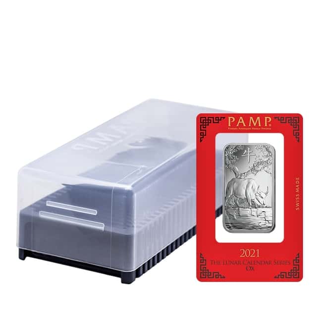 1 oz PAMP Suisse Year of the Ox Silver Bar (In Assay)