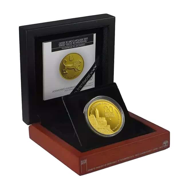 2013 Israel 1 oz Tower of David Gold Coin BU .9999 Fine