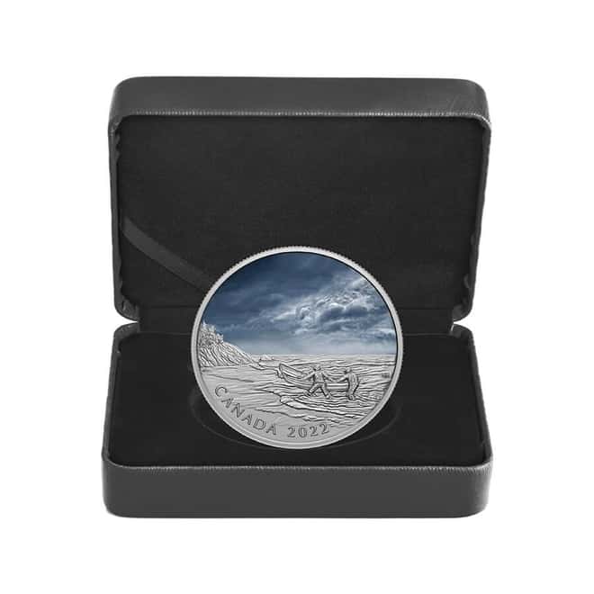 2022 Canada 5 oz Proof Silver Ghost Ship Coin .9999 Fine (w/Box & COA)