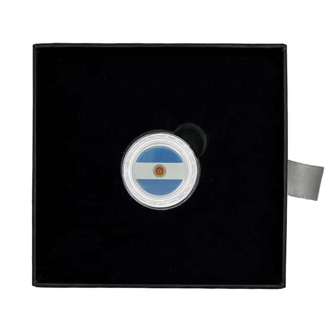 2022 Chad 6 gram World Landmarks - Argentina Bottle Cap Proof Silver Coin .999 Fine (w/Box)