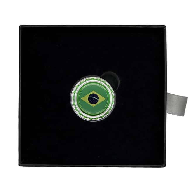 2022 Chad 6 gram World Landmarks - Brazil Bottle Cap Proof Silver Coin .999 Fine (w/Box)