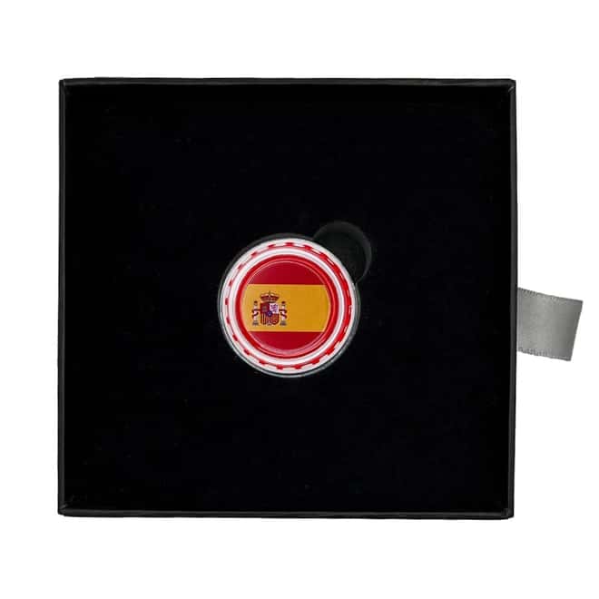 2022 Chad 6 gram World Landmarks - Spain Bottle Cap Proof Silver Coin .999 Fine (w/Box)