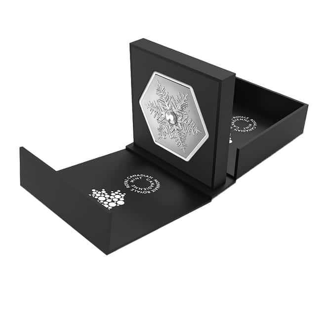 2023 Canada 1 oz Silver Snowflake Crystal Coin