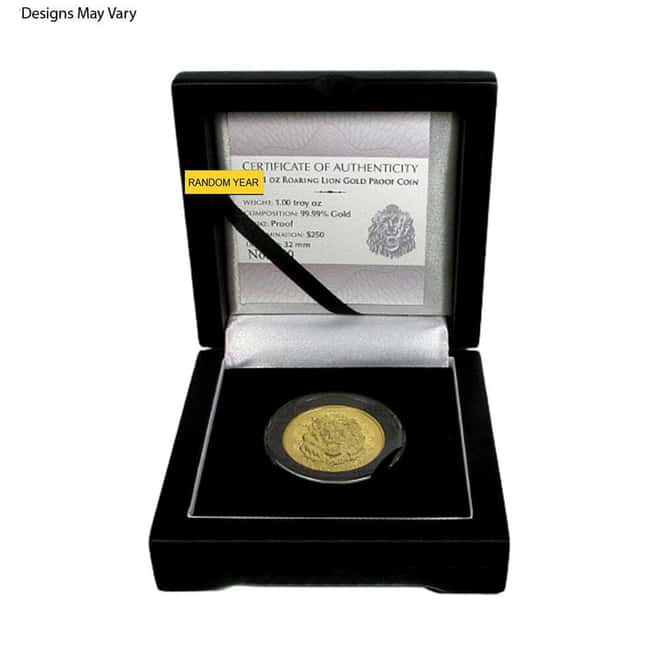 Niue 1 oz Roaring Lion Truth Series Proof Gold Coin (Random Year)