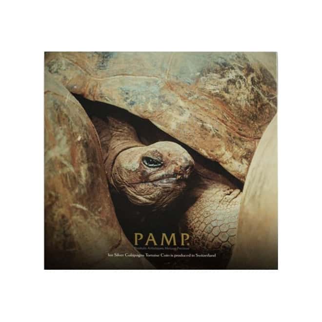 2021 1 oz Colorized Silver Galapagos Tortoise Solomon Islands $2 Coin .9999 Fine (w/Box & COA)