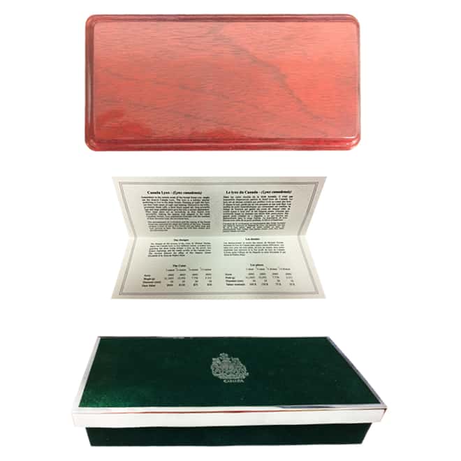 1995 Canada Proof Platinum Lynx 1.85 oz .9995 Fine 4-Coin Set (w/Box & COA)