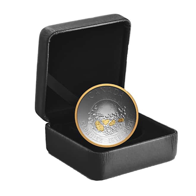 2021 Canada 30.75 gram Silver Panning for Gold Klondike Gold Rush Anniv .9999 Fine (w Box & COA) min