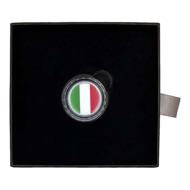 2021 Chad 6 gram World Landmarks - Italy Bottle Cap Proof Silver Coin .999 Fine (w/Box)