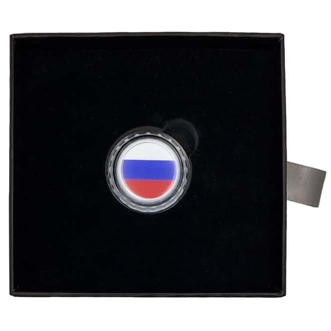 2021 Chad 6 gram World Landmarks - Russia Bottle Cap Proof Silver Coin .999 Fine (w/Box)