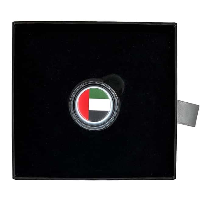 2021 Chad 6 gram World Landmarks - UAE Bottle Cap Proof Silver Coin .999 Fine (w/Box)