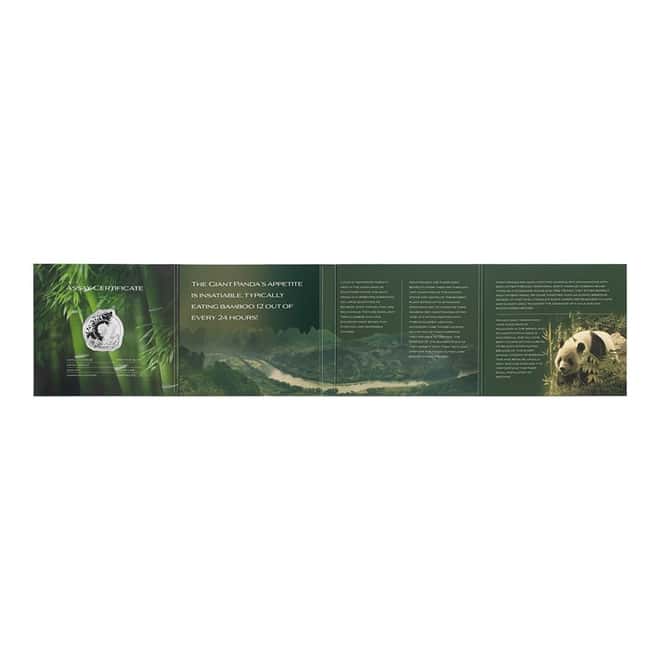 2022 1 oz Silver Giant Panda - Gentle Giants Solomon Islands $2 Coin .9999 Fine (w/Box & COA)
