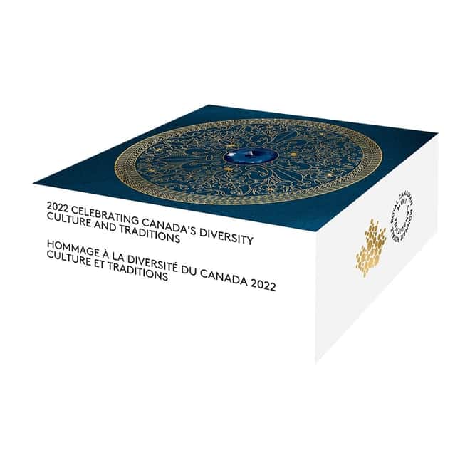 2022 Canada 1 oz Gold Culture and Traditions Canada's Diversity Coin .9999 Fine (w/Box & COA)