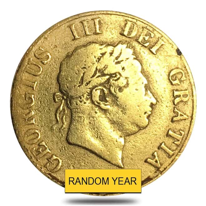 British Gold Half Sovereign George III Circulated (Random Year)