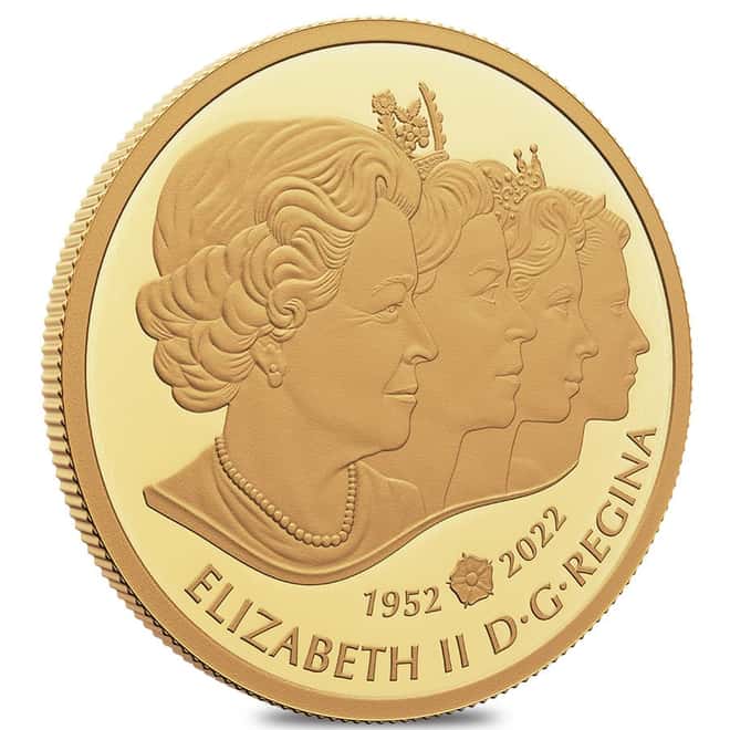 2022 Canada 2 oz The Imperial State Crown Gold Coin - Diamonds, Emeralds, Sapphires .9999 Fine (w/Box & COA)