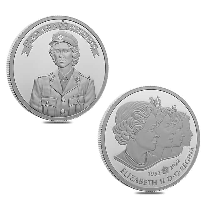 2022 Canada 3 oz Tribute To An Extraordinary Life Queen Elizabeth II Silver 3-Coin Set .9999 Fine (w/Box & COA)