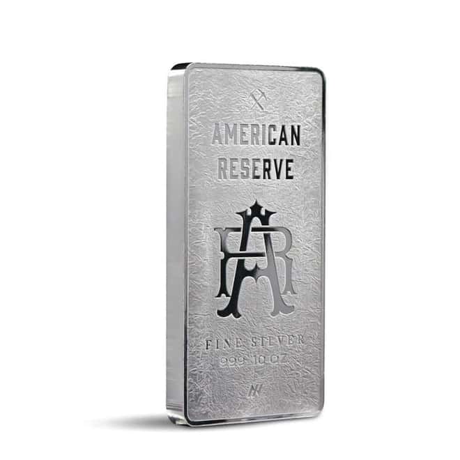 10 oz Asahi American Reserve Columbia Goddess Silver Bar .999 Fine